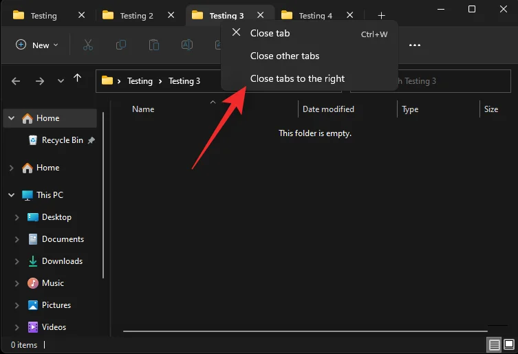 Windows 11에서 파일 탐색기 탭을 사용하는 방법