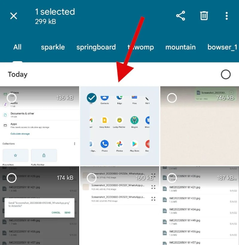 iPhone 또는 Android의 Whatsapp에서 사진을 문서로 보내는 방법