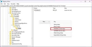 วิธีเปิดใช้งาน TLS 1.0 และ 1.1 บน Windows 11