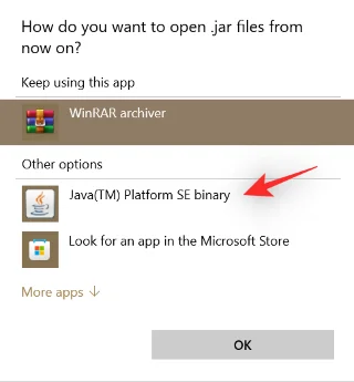 Windows 11 또는 10에서 JAR 파일을 실행하는 방법