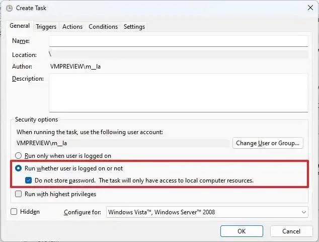 วิธีป้องกันไม่ให้หน้าต่างคำสั่งปรากฏในงานที่กำหนดเวลาไว้ใน Windows 11, 10