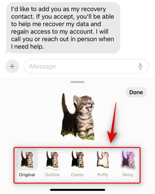 iOS 17以降で写真を使用してLiveステッカーを作成する方法