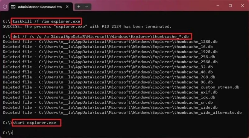 วิธีล้างแคชภาพขนาดย่อใน Windows 11