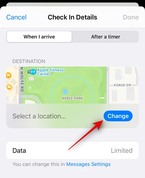 iOS 17에서 메시지 체크인을 사용하는 방법