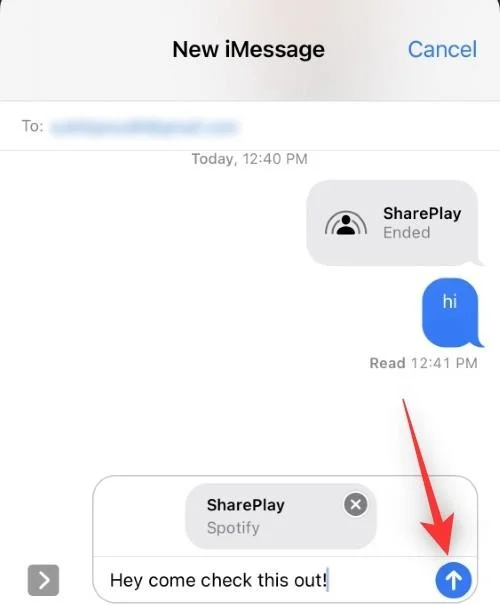 iOS 16의 iPhone 메시지 앱에서 Shareplay를 사용하는 방법