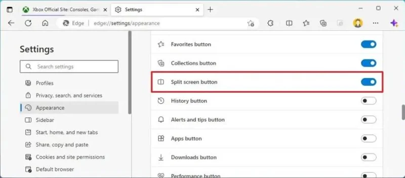 如何在 Microsoft Edge 上啟用分屏
