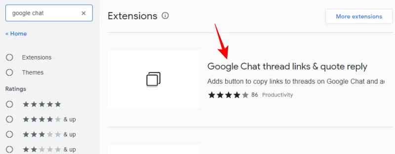 Google Chat에서 답장으로 인용하는 방법