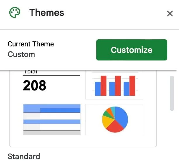 Google 스프레드시트: 그래프 색상 변경