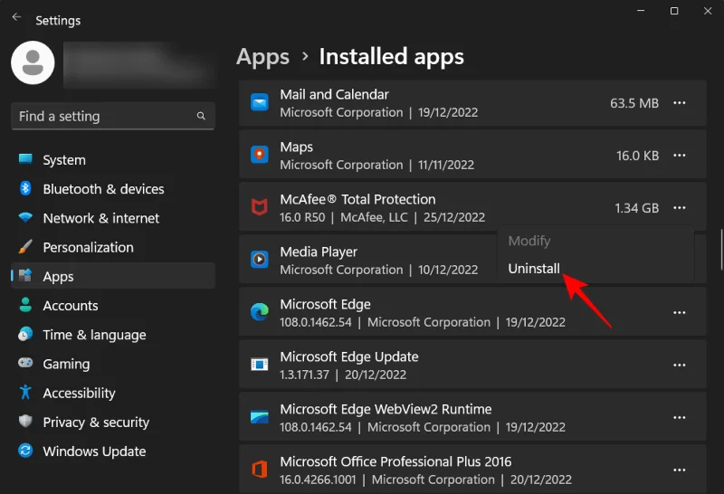 วิธีหยุดป๊อปอัป McAfee บน Windows 11