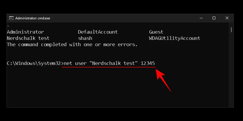 명령 프롬프트(CMD)를 사용하여 Windows 11 관리자 비밀번호를 재설정하는 방법