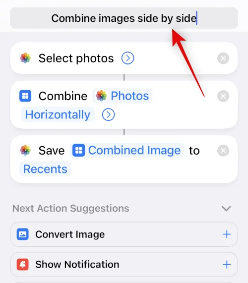 iPhone에서 두 장의 사진을 나란히 넣는 방법