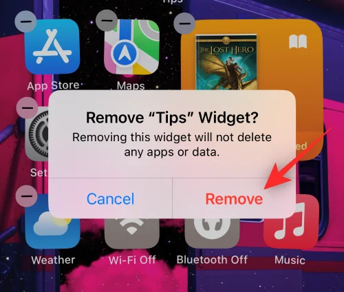 iOS 16의 iPhone에서 위젯을 관리하는 방법