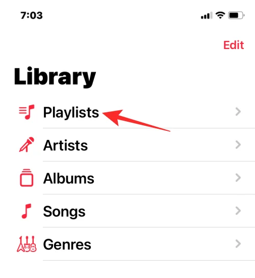 iOS 16의 Apple Music에서 재생 목록을 정렬하는 방법