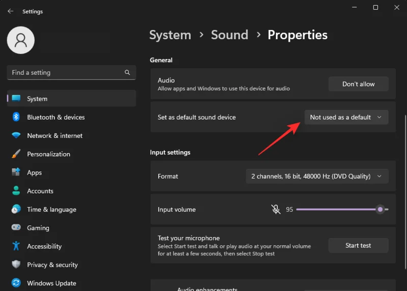 วิธีการตั้งค่าอุปกรณ์เสียงเริ่มต้นใน Windows 11