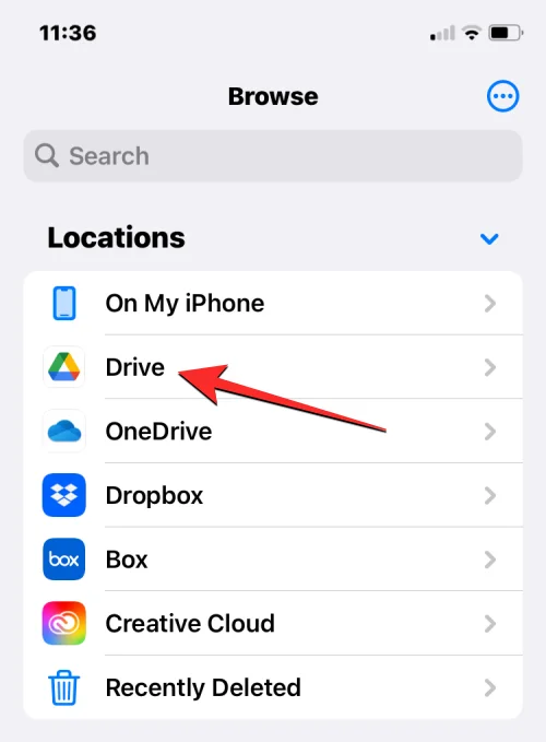iPhone의 파일 앱에 Google Drive, OneDrive 및 DropBox를 추가하는 방법