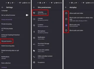 Android 版 Firefox：如何禁用自動播放視頻