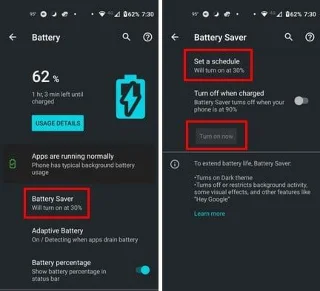 Android 배터리를 더 오래 지속시키는 방법