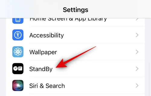 iOS 17이 설치된 iPhone의 대기 모드에서 알림을 활성화 또는 비활성화하는 방법