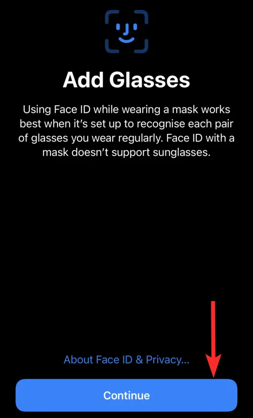 iPhone의 Face ID에 안경을 추가하는 방법