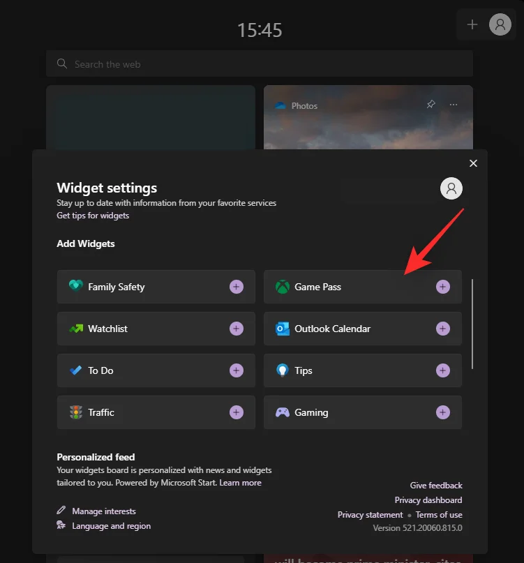 วิธีเปิดใช้งานและใช้ Game Pass Widget บน Windows 11
