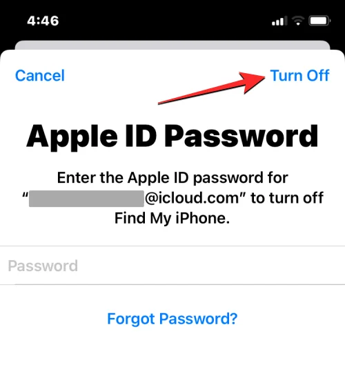 Apple ID 비밀번호 입력