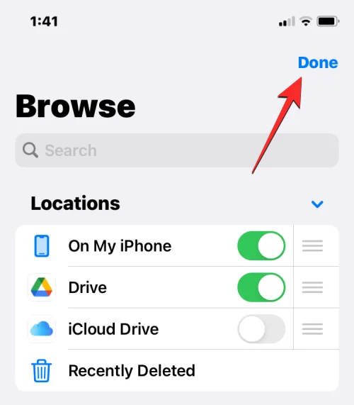iPhone에서 파일에 접근하는 방법