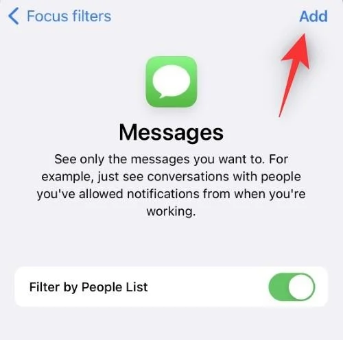 iOS 16의 iPhone에서 포커스 필터를 사용하는 방법