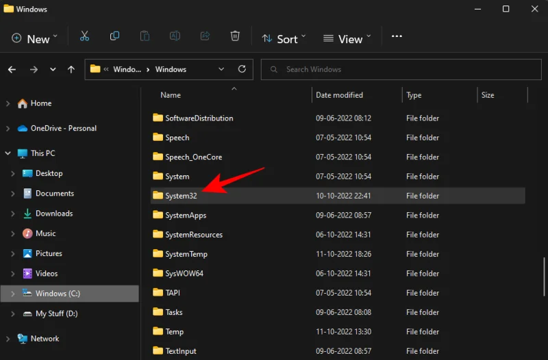 3 วิธีในการเปิดโฟลเดอร์ System 32 บน Windows 11 หรือ 10
