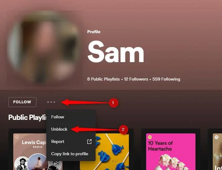 Spotify에서 누군가를 차단하는 방법