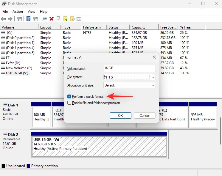 5 วิธีง่ายๆ ในการฟอร์แมต USB เป็น NTFS Windows 11