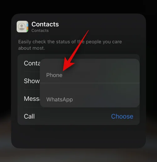 iOS 17 で連絡先ウィジェットの通話とメッセージ ボタンを有効にして使用する方法