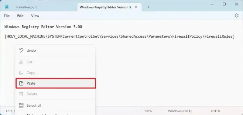 วิธีส่งออกและนำเข้ากฎไฟร์วอลล์แต่ละรายการใน Windows 11