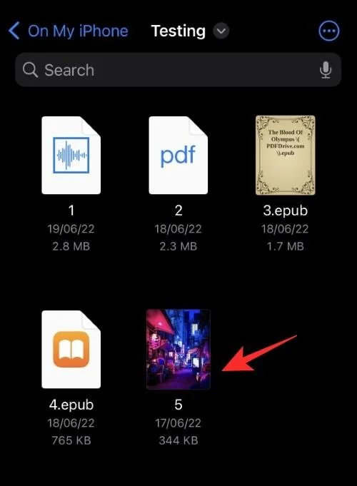 iOS 16에서 iPhone의 파일 확장자를 변경하는 방법