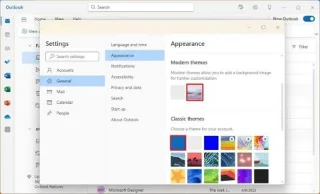 วิธีเปลี่ยนธีมแอป Outlook ใหม่บน Windows 11