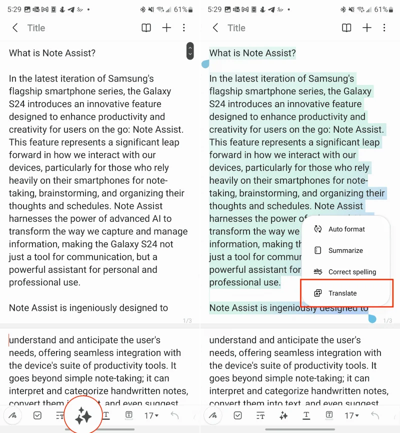 How to Use Note Assist on Galaxy S24