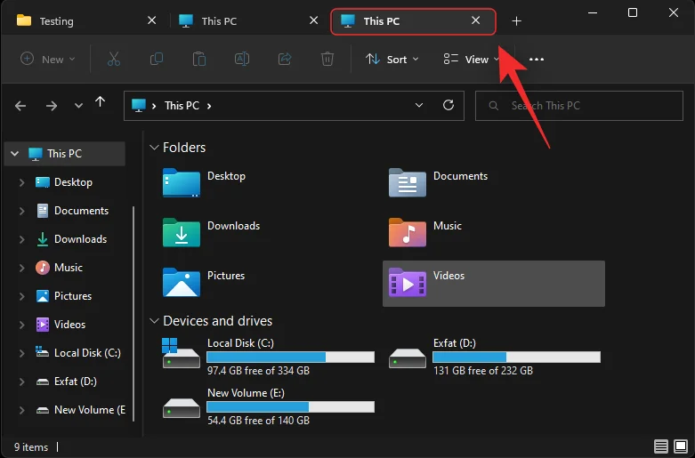 Windows 11에서 파일 탐색기 탭을 사용하는 방법