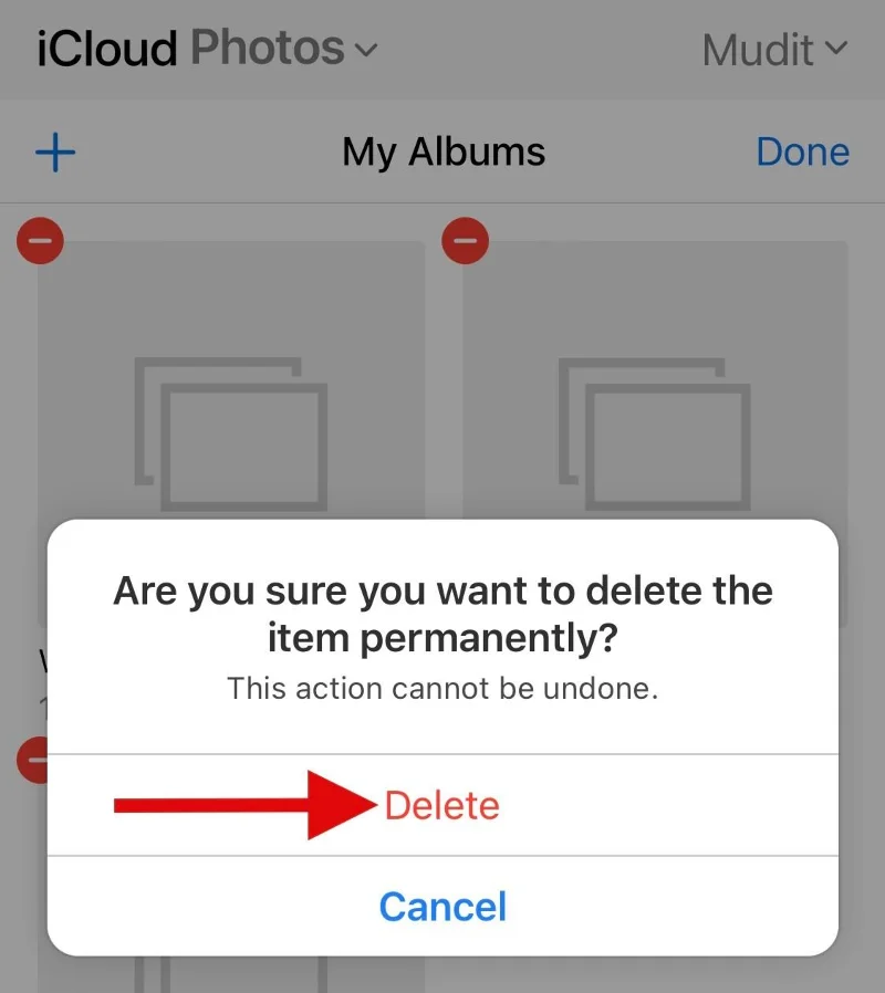 iPhone에서 빈 앨범을 삭제하는 방법
