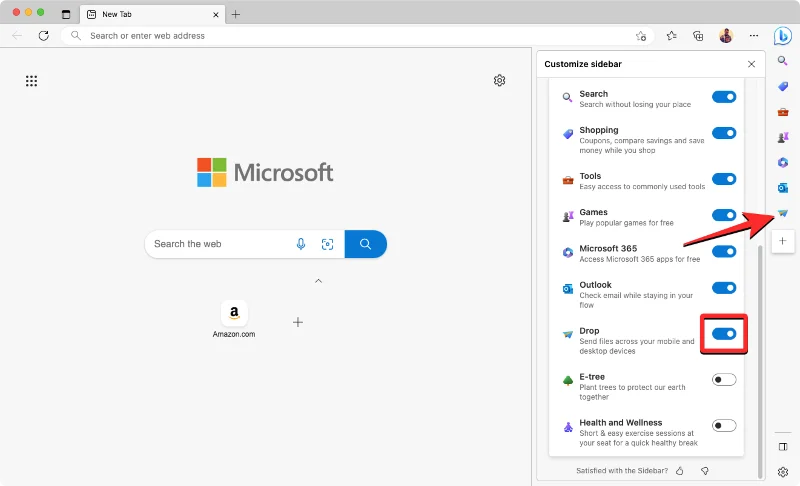 Microsoft Edge Drop을 사용하여 파일을 전송하는 방법 [2023]