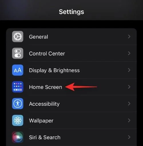 iOS 16 홈 화면의 검색 버튼은 무엇입니까?