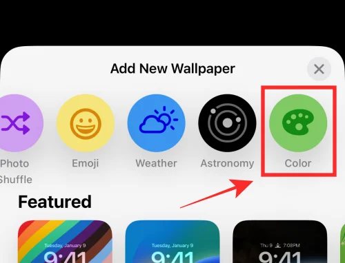 iOS 16에서 iPhone에 단색 잠금 화면을 만드는 방법