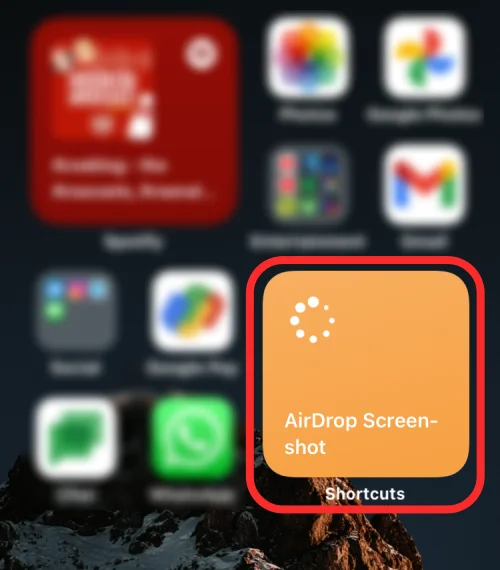 AirDrop을 사용하여 iPhone에서 마지막 스크린샷을 빠르게 공유하는 방법