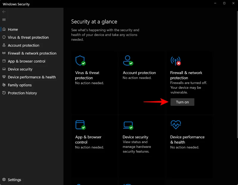วิธีเปิดใช้งาน Windows Defender ใน Windows 11