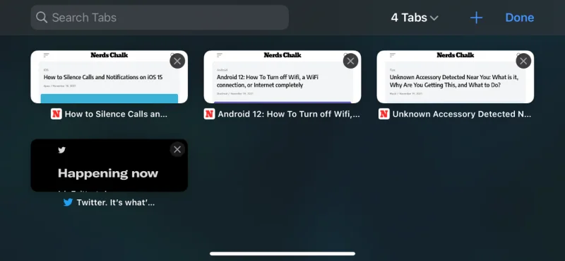 IOS 15：Safari 中的橫向選項卡欄是什麼？