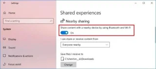 วิธีเปิดใช้งานการแชร์ใกล้เคียงบน Windows 10