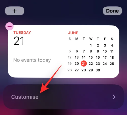 iOS 16의 iPhone에서 위젯을 관리하는 방법