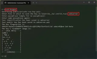 วิธีสร้างคีย์ SSH บน Windows 11