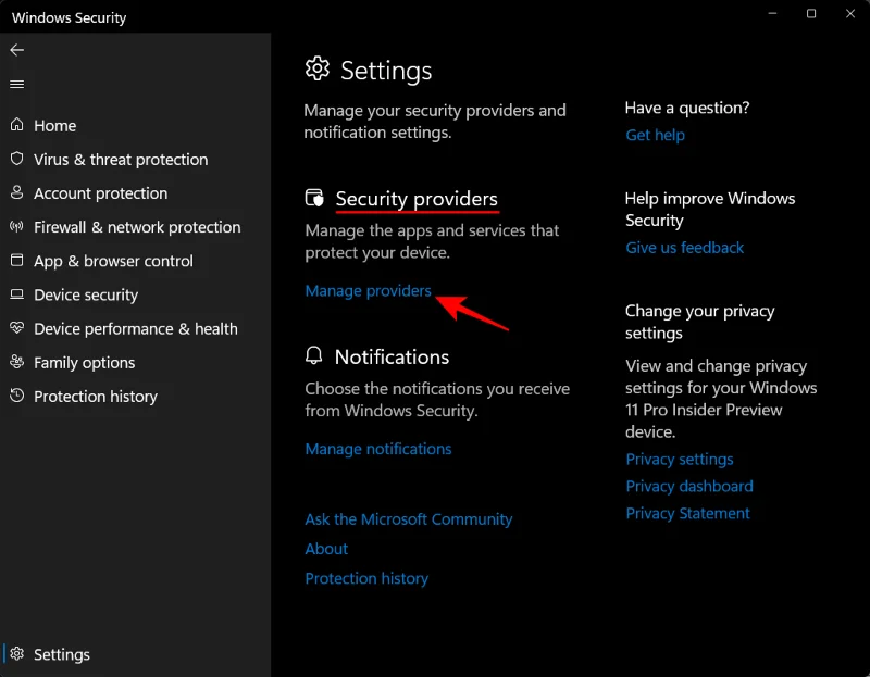 Windows 11에서 Windows 보안 바이러스 백신을 비활성화하는 6가지 방법