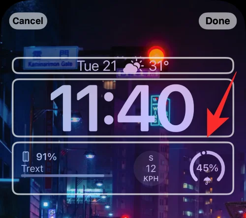 iOS 16의 iPhone에서 위젯을 관리하는 방법