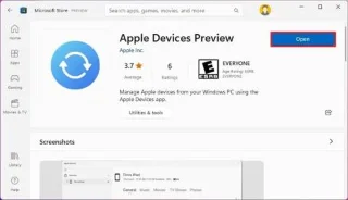 วิธีติดตั้งแอป Apple Devices (อย่างเป็นทางการ) บน Windows 11