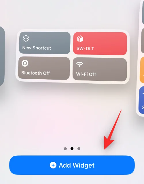 iOS 16의 iPhone에서 위젯을 관리하는 방법